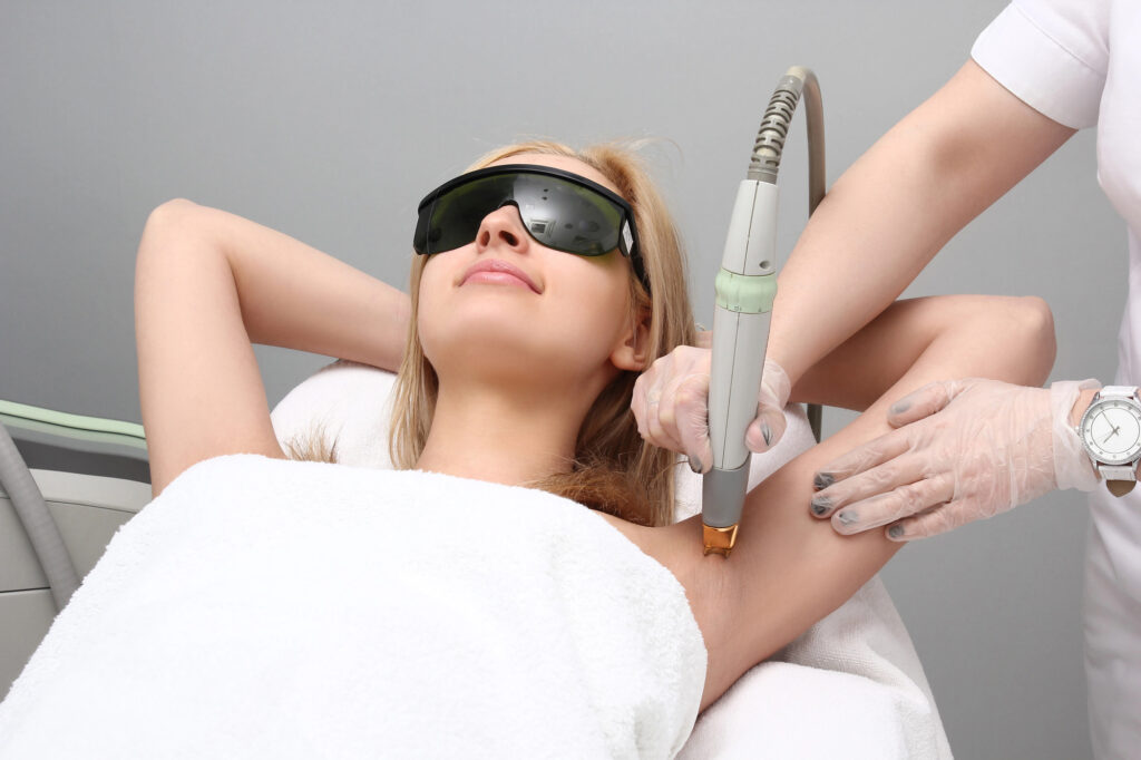 Underarm-hair-removal